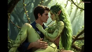 Elfă sexy în acțiune - solo cu sâni mari