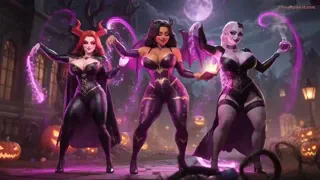 Fete vampir și vrăjitorie în acțiune